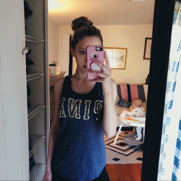 Pink Victoria Secret tank - Picture 2 of 4